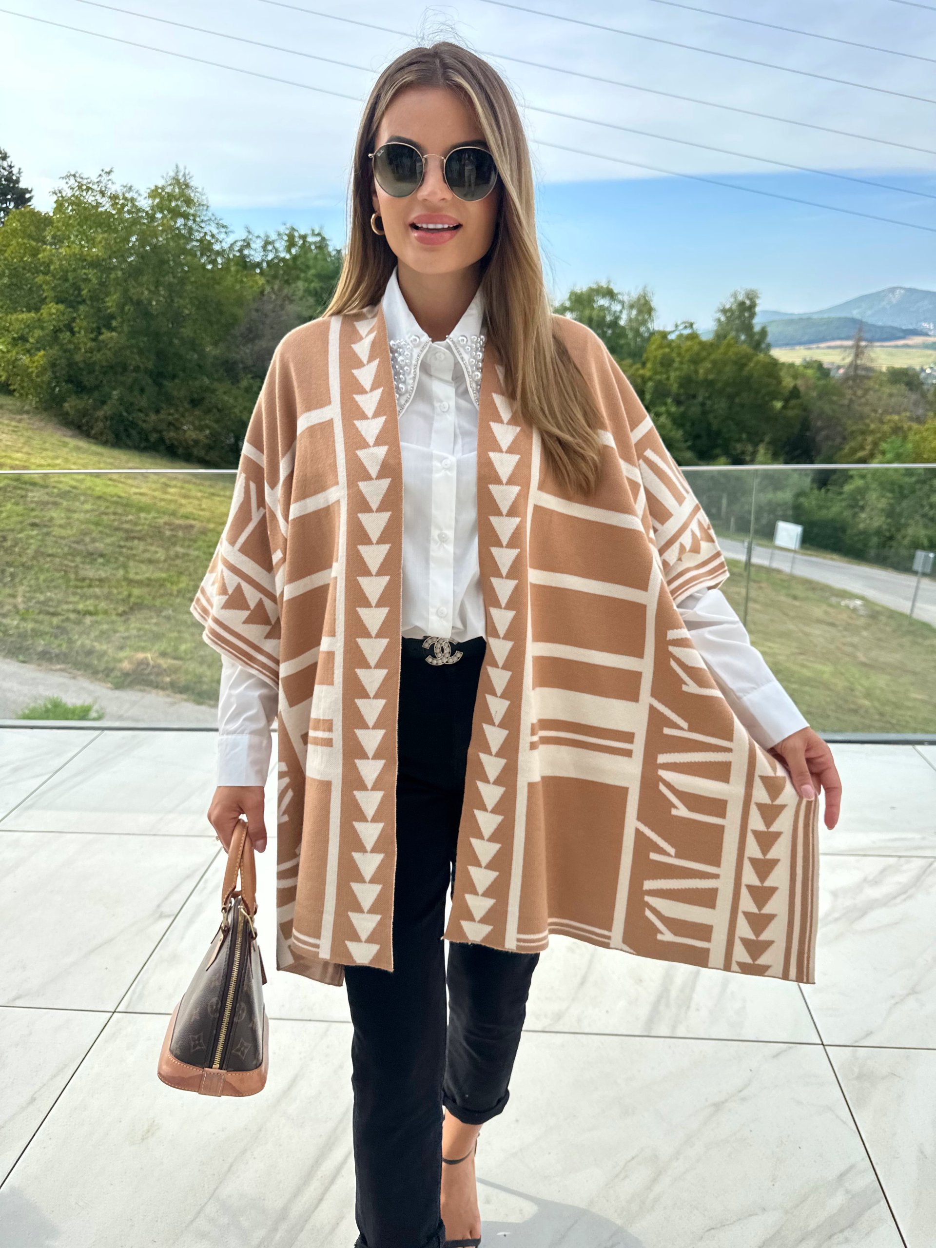 themood - Amarilis barna poncsó