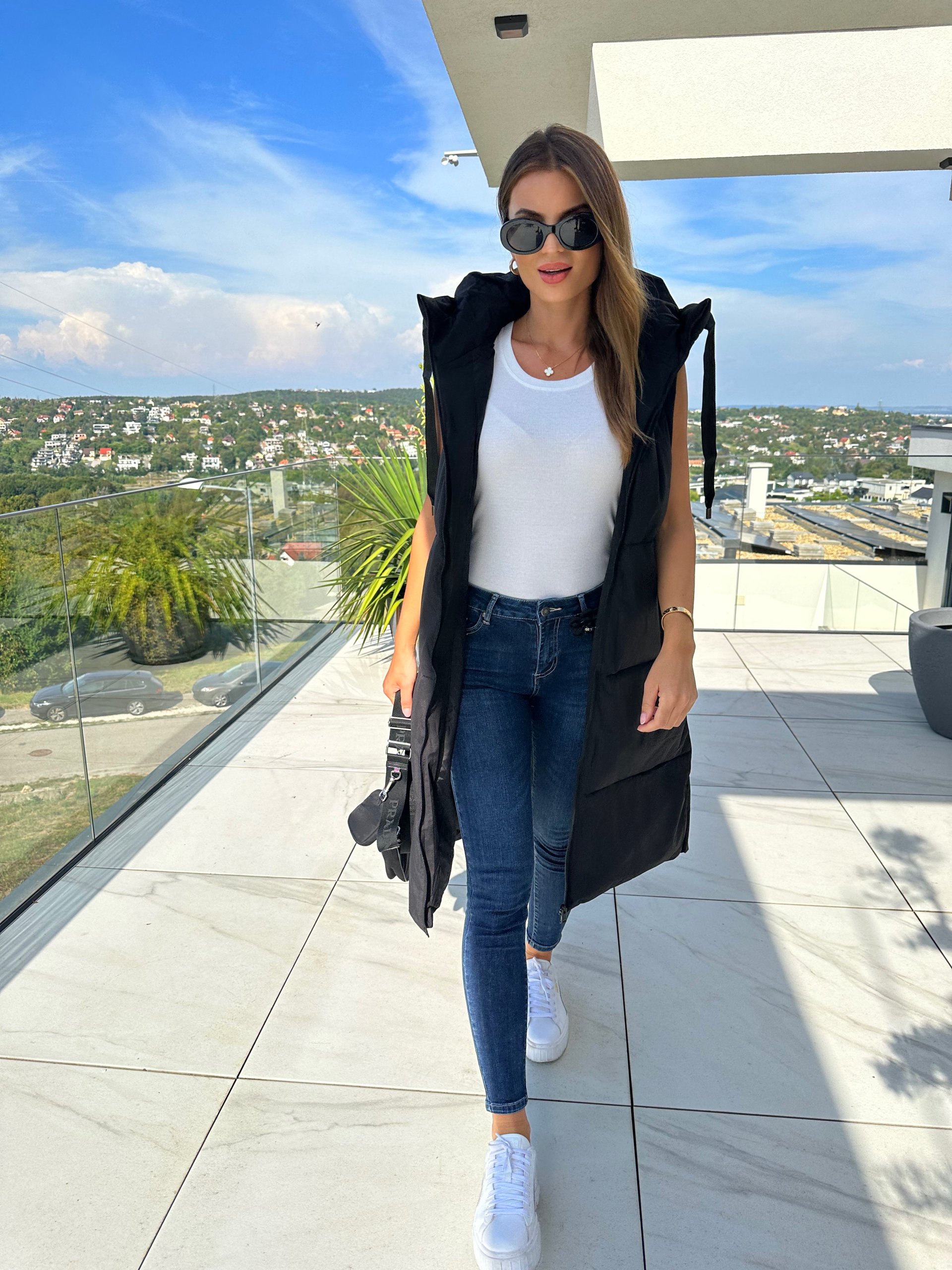 themood - Abelina fekete mellény