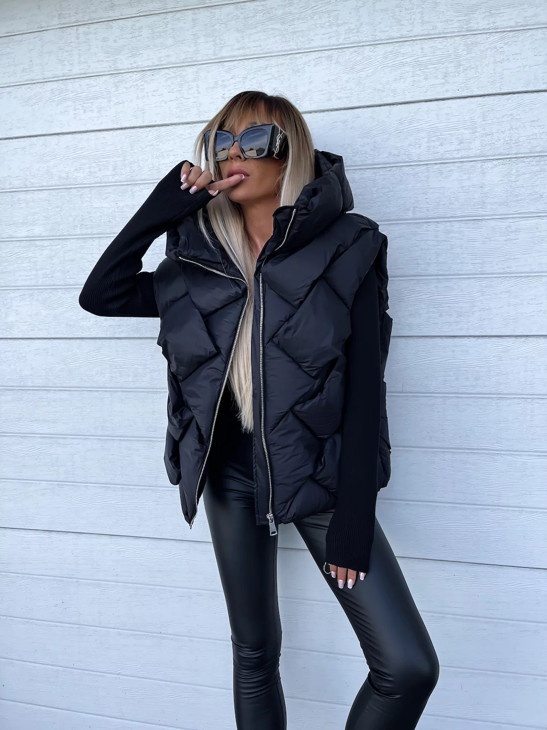 themood - Ambrosie fekete mellény