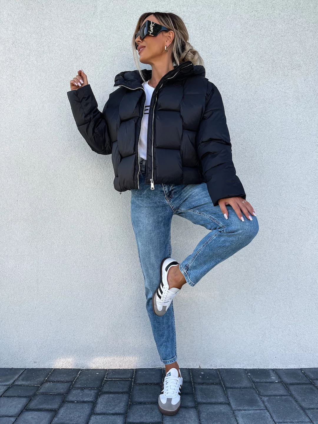 themood - Aurore fekete kabát